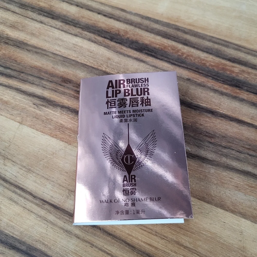 2 Charlotte Tilbury Air Brush Flawless Lip Blurs: Walk of No Shame & Honey, New - Picture 2 of 9